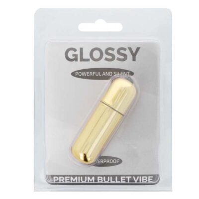 Bala Vibratória Glossy Premium Vibe Dourada