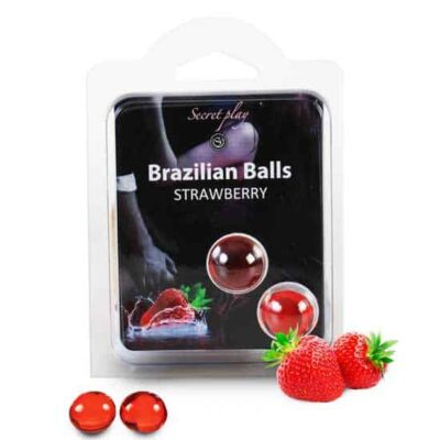 Bolinhas Explosivas Brazilian Balls Morango 2un