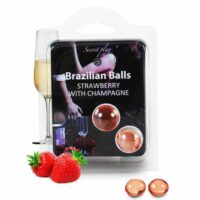 Bolinhas Explosivas Brazilian Balls Morango & Champanhe 2un