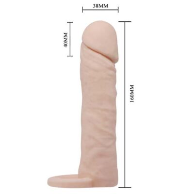 Extensão Realística Penis Sleeve +4cm