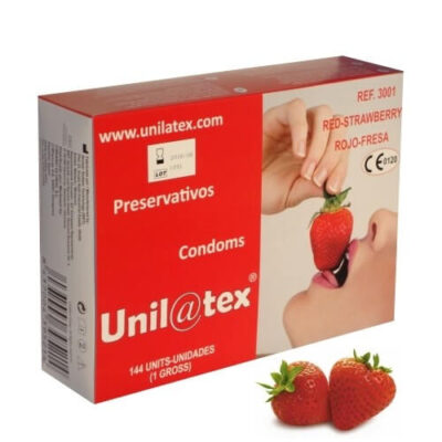 Preservativos Unilatex Morango 144un
