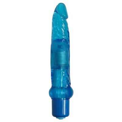 Vibrador Anal Jelly Azul 17,5cm