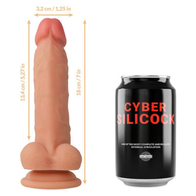 Dildo Ultra-Realístico Cyber Silicock 18cm